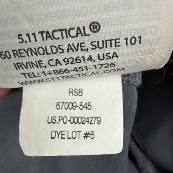 5.11 Tactical Amelia Tight Pockets Active Legging Women's size L Gray - Picture 8 of 12